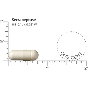 Healthy Directions Serrapeptase—120,000 Spu/Serving, 60 Vegan Capsules