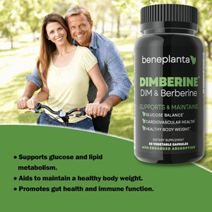 DIM & Berberine, High Purity Enhanced Absorption Formula - 60 Capsules