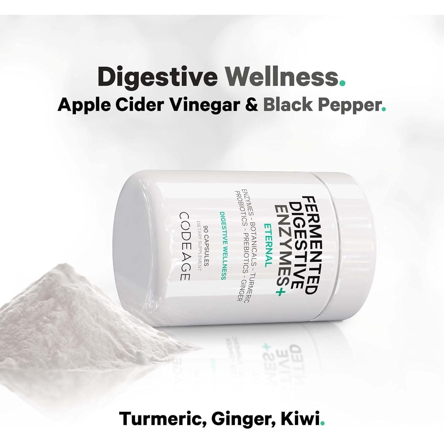 Codeage Fermented Digestive Enzymes Supplement- 90 Servings