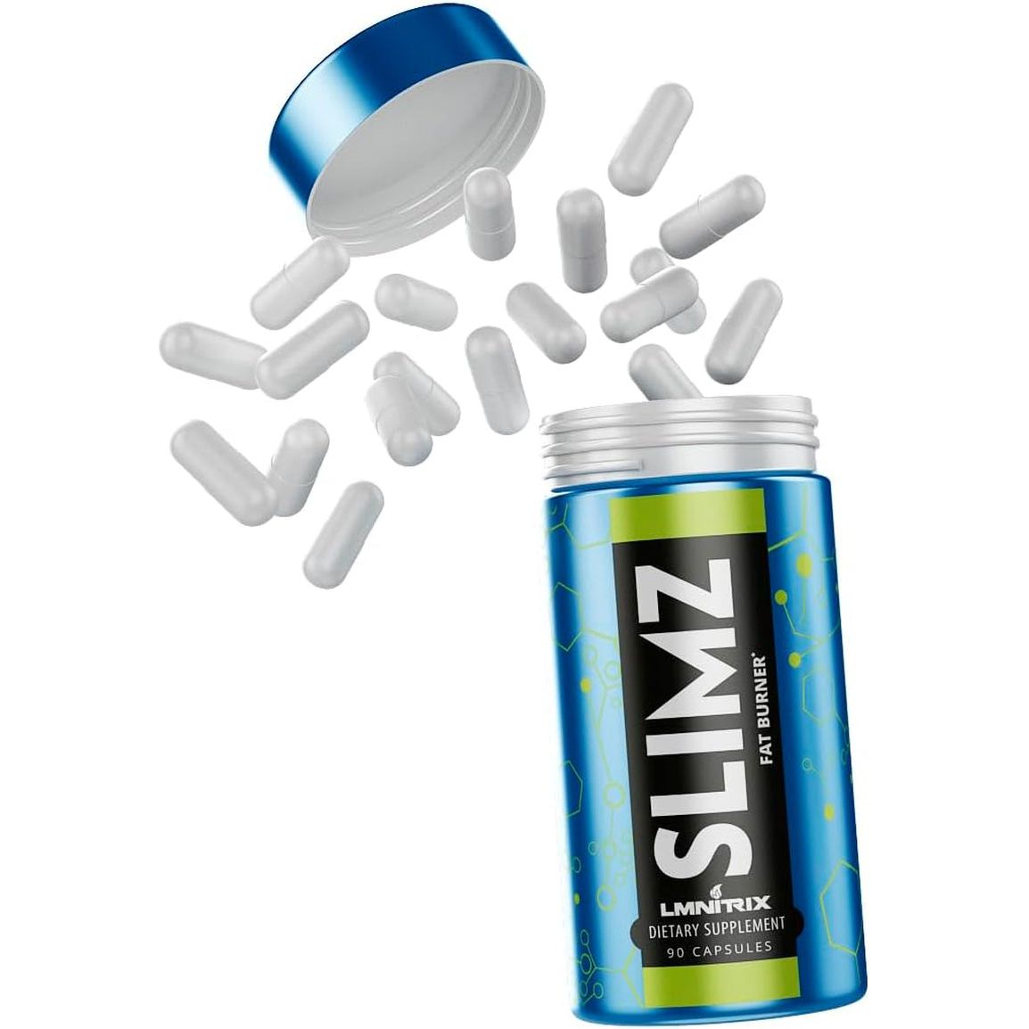 SLIMZ Fat Burner & Mood Enhancer - Weight Loss Supplement 90 Capsules