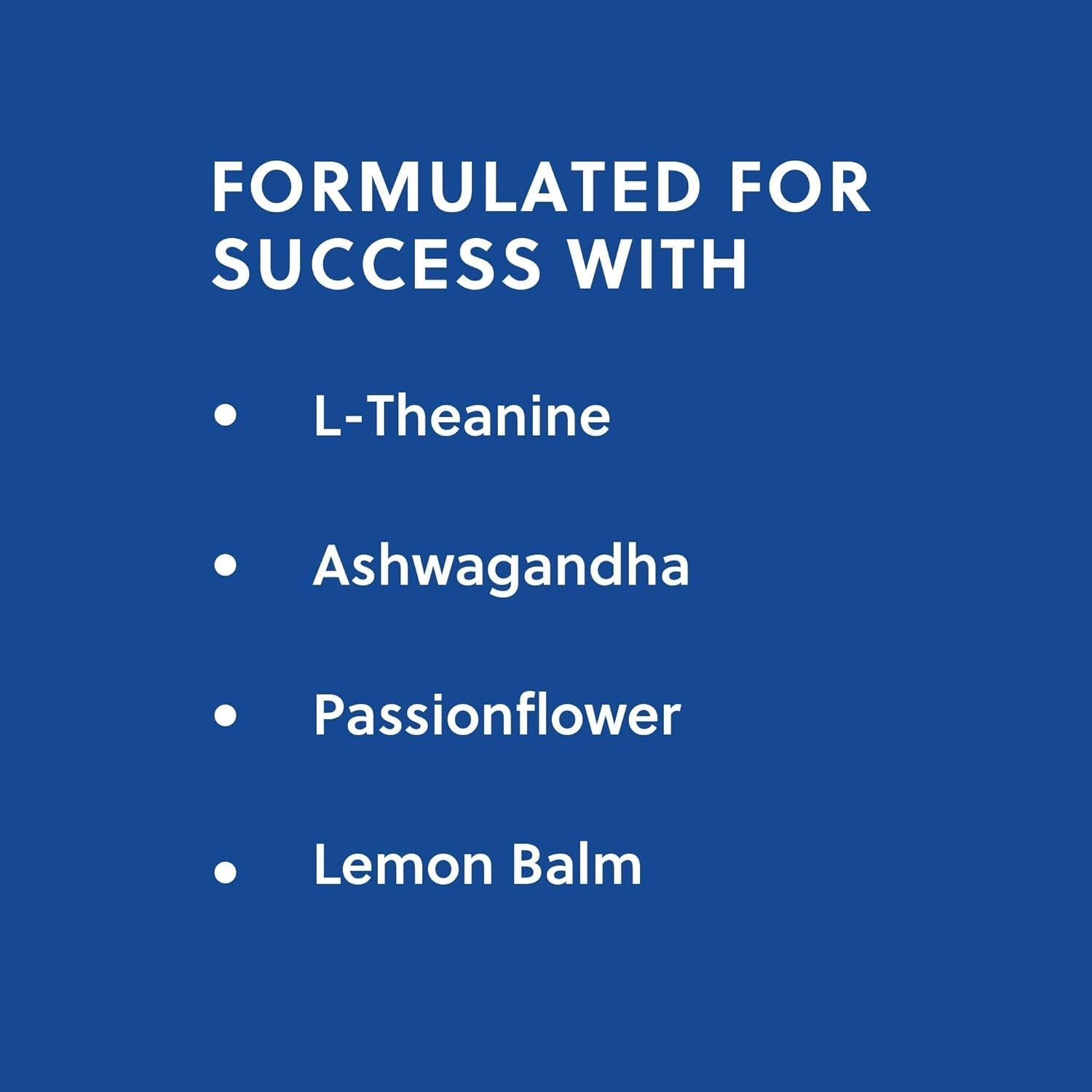 Quick Calm Mood Support Supplement with Ashwagandha, L-Theanine, and Passionflower for Rapid Stress Relief and Relaxation – 60 Capsules