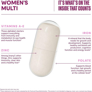 Habit Womens Multi Supplement (60 Capsules) - Supports General Health & Wellness