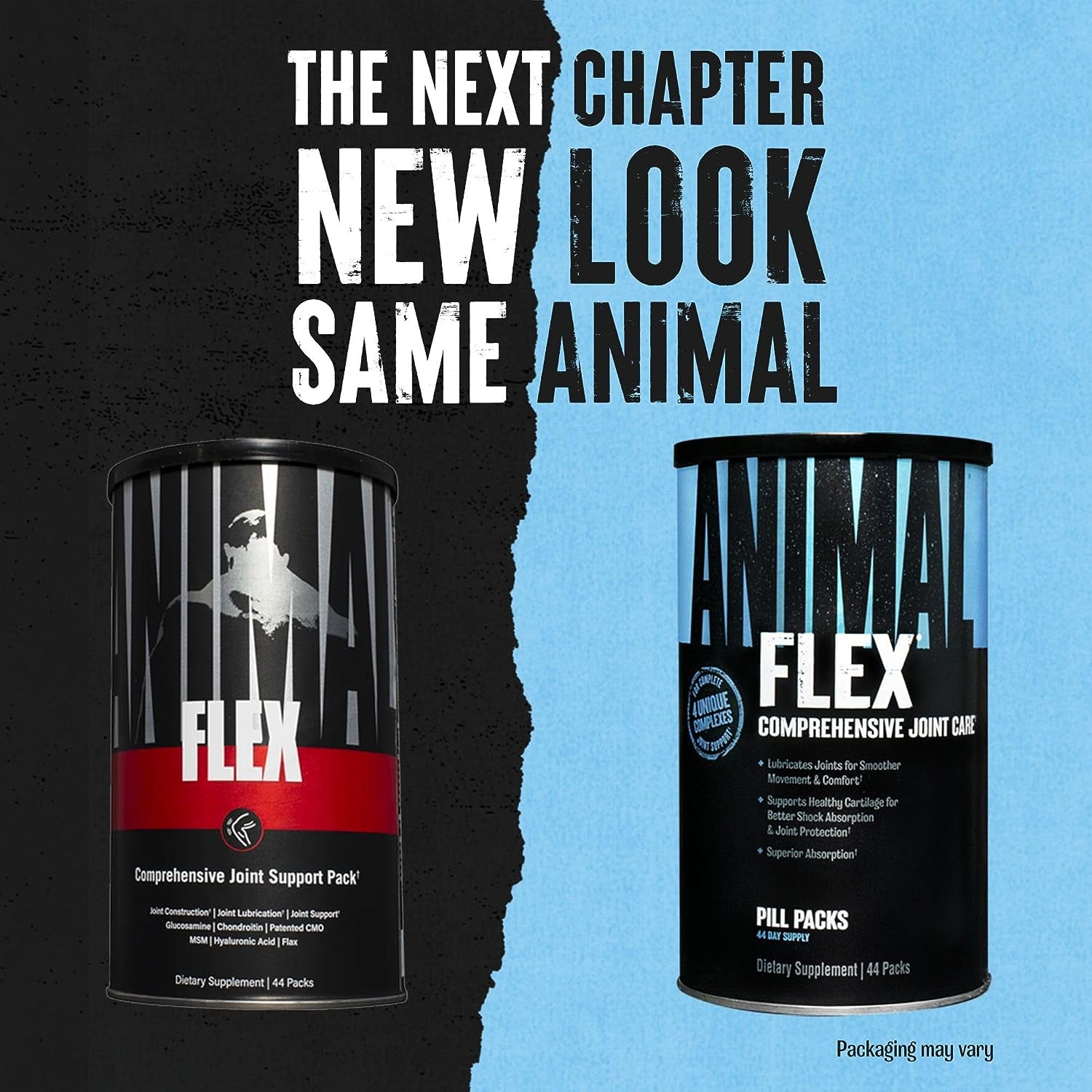 Animal Flex - Glucosamine Chondroitin Joint Support Supplement for Pain Relief and Discomfort 44 Packets