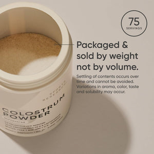 Sports Research® Colostrum Powder – Formulated to Support Workout Performance, Immunity & Gut Health 75 Servings