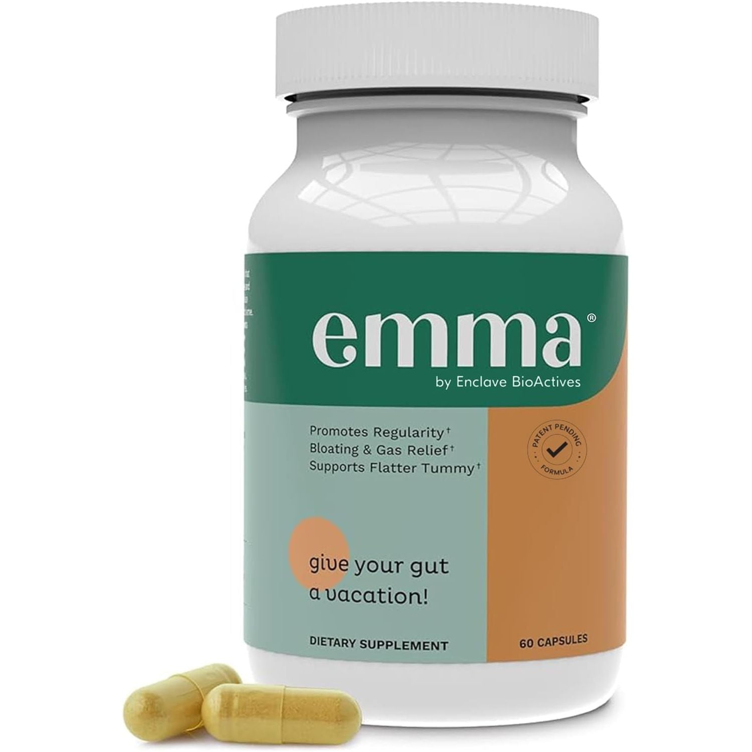 Emma Doctors Endorsed Gut Health Supplement - Gut Health & Colon Cleanse Formula 60 Capsules 