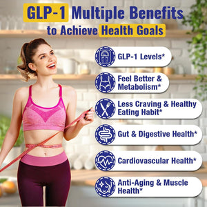 GLP-1 Supplement for Women & Men, Natural GLP-1 Support - 60 Count