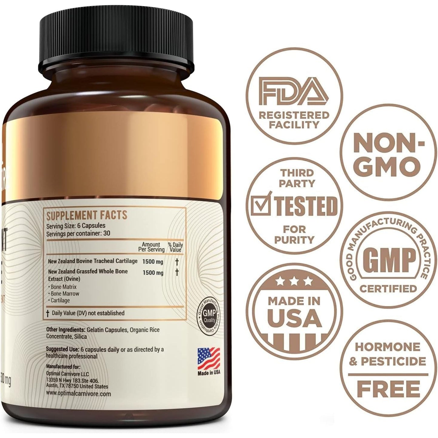 Bone Marrow Supplements - Bone Health & Joint Supplements for Men & Women, Joint Pain Relief & Joint Health