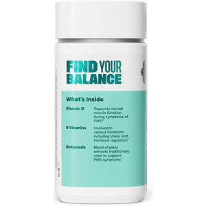 Habit PMS Support Supplement for Women - Supports Premenstrual Symptoms & Stress, Hormone Balance (60 Capsules)