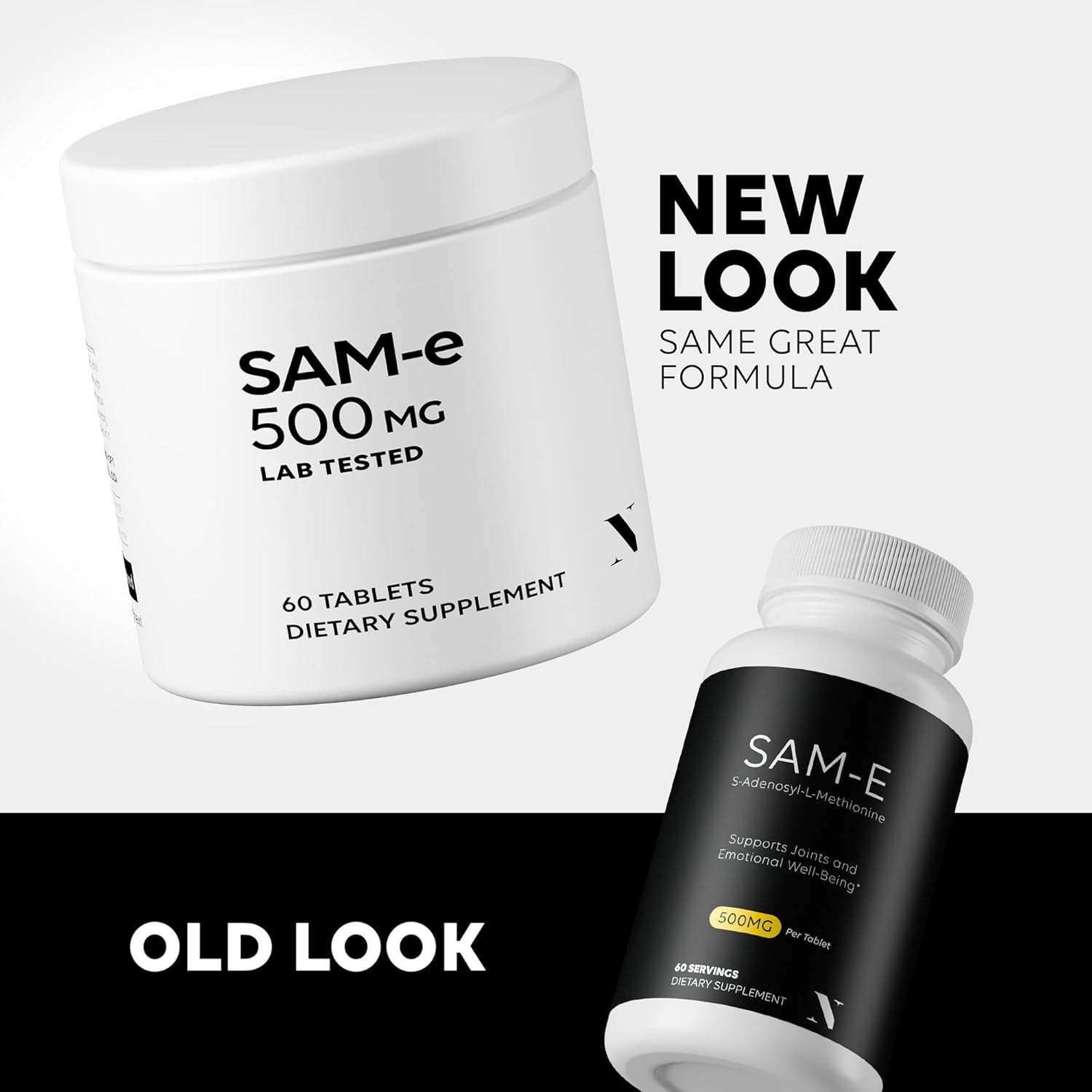 Newt'S Sam-E 500Mg per Tablet for Brain, Joint, Liver, and Mood Support Supplement 60 Servings