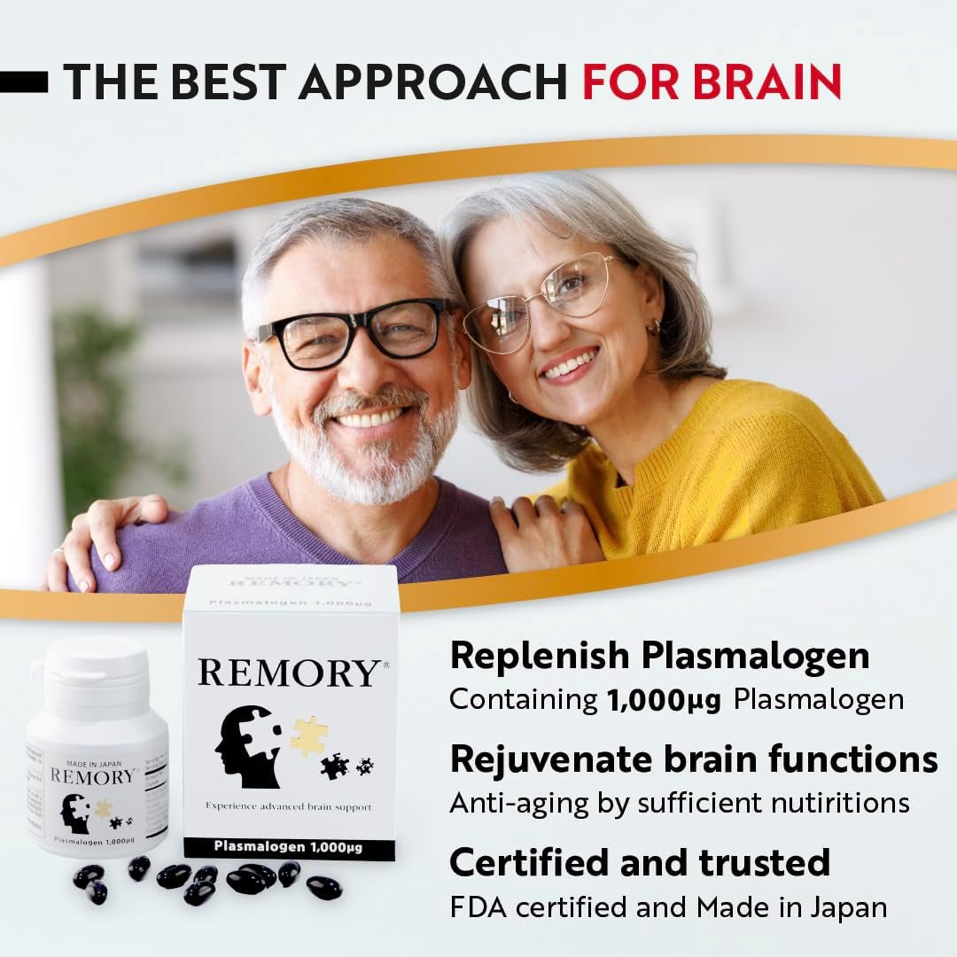 Plasmalogen Sea Squirt Supplement - Brain Health Supplement - 30 Days Supply