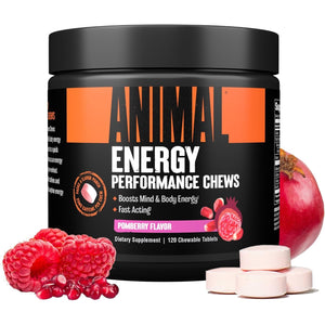 Animal Energy Chews with Caffeine - Fast Acting Energy, Nootropic Supplement