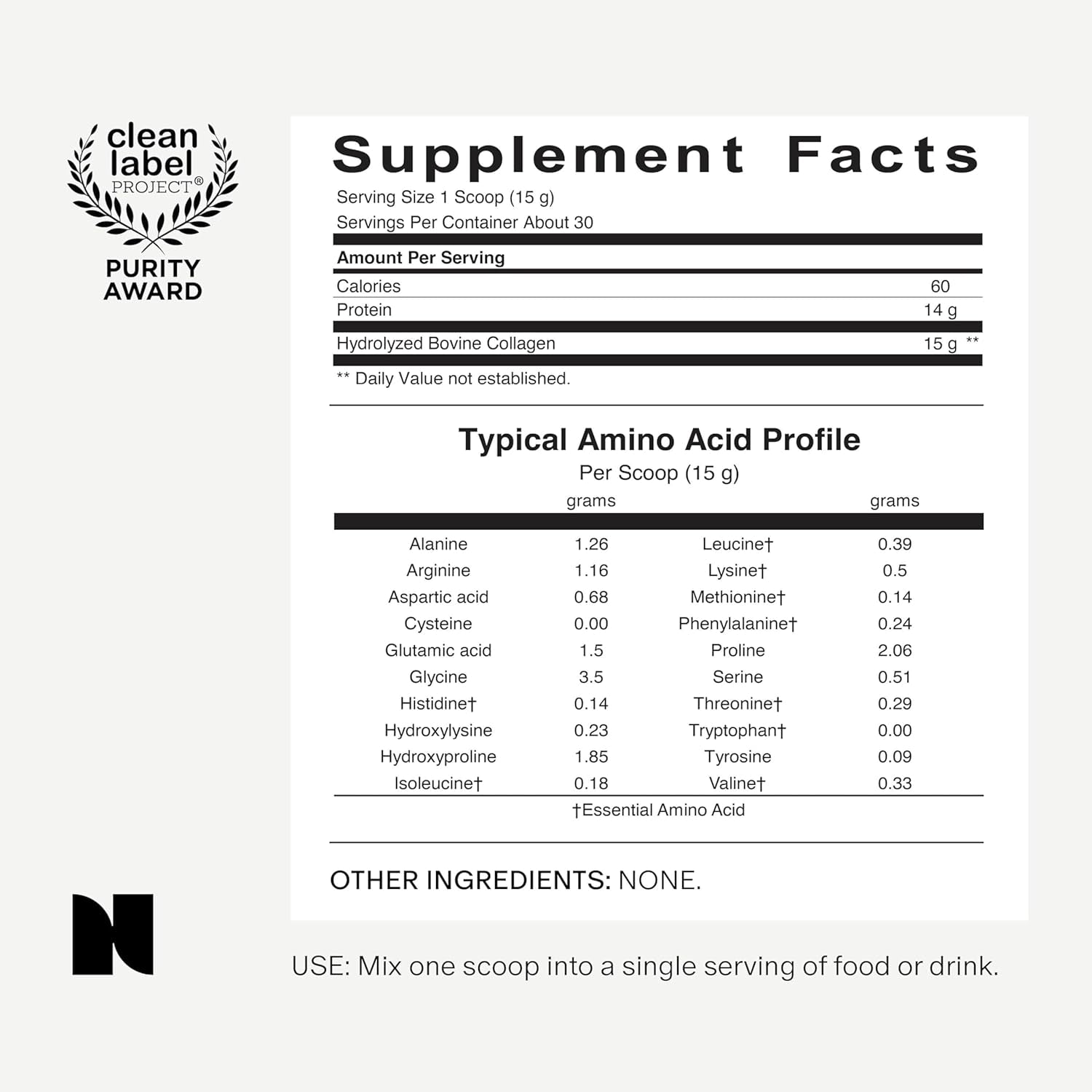 Needed. Expertly-Formulated Prenatal Hydrolyzed Collagen Protein Powder for Pregnancy, Breastfeeding, & Postpartum 1Lb