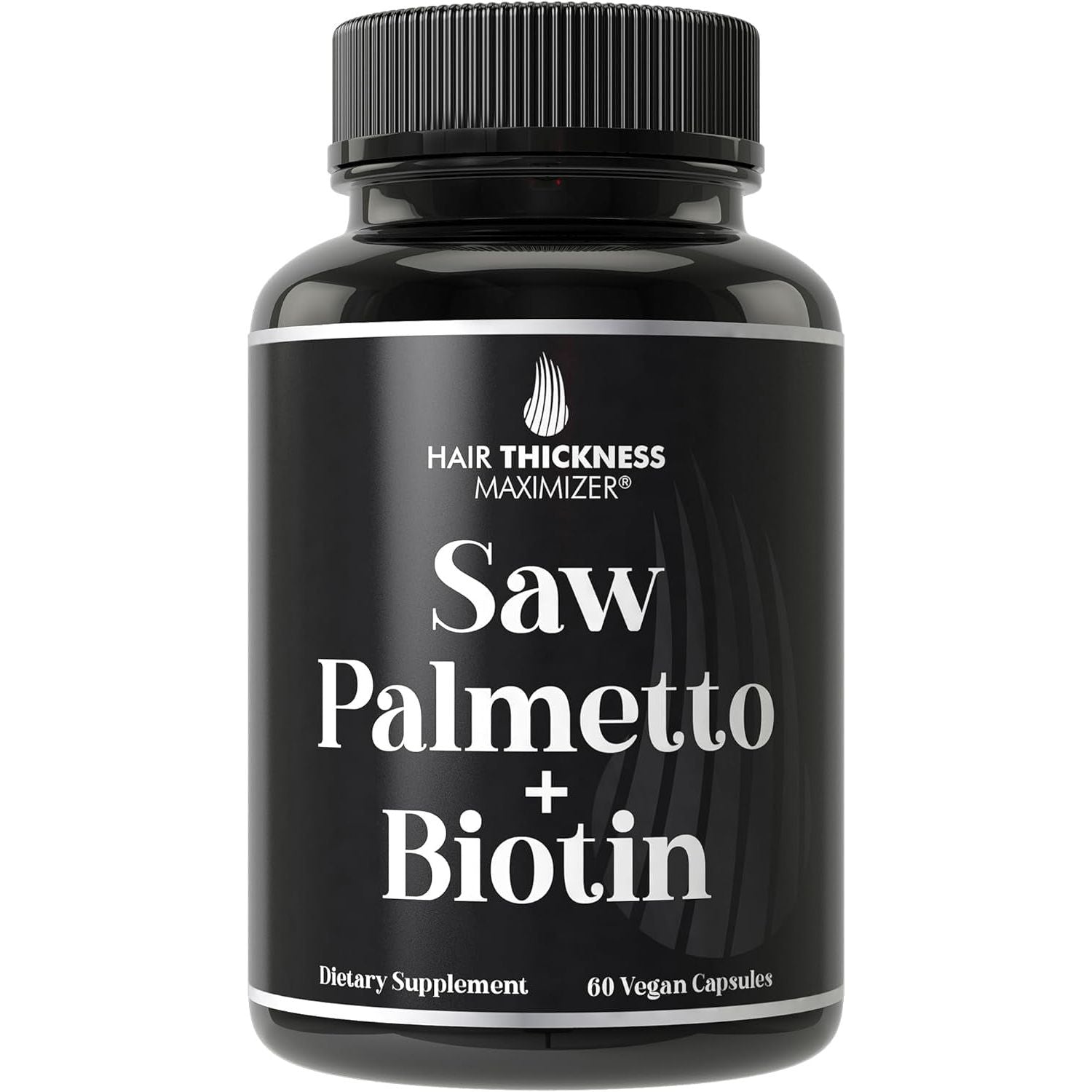 Saw Palmetto + Biotin Advanced for Hair Growth Hair Loss and Regrowth Pills - DHT Blocker