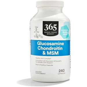 365 by Whole Foods Market, Glucosamine Chondroitin and MSM, 240 Capsules