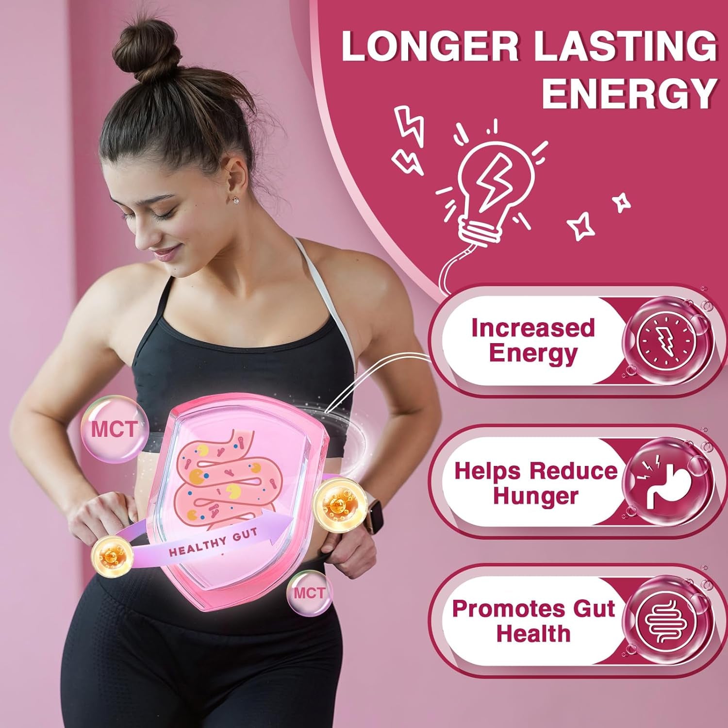 ZEBORA Collagen Peptides Powder Packets with Hyaluronic Acid, Biotin, MCT - Support Skin Hair Nail Joints & Gut Health - 30 Stick Packs