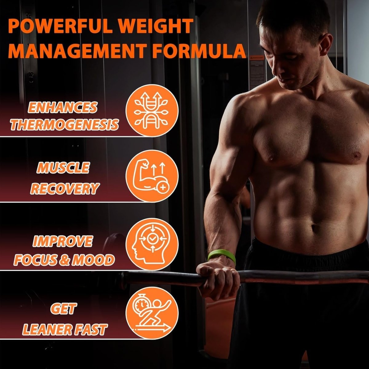 Fat Burner for Men Women - Appetite Suppressant for Weight Loss Supplement, Metabolism, Belly Fat Burning with Acetyl L - Carnitine, Green Tea Extract and More, 60 Count - Suppviv