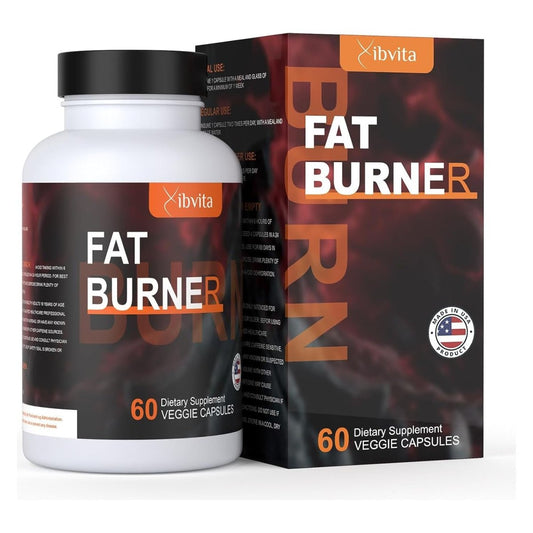 Fat Burner for Men Women - Appetite Suppressant for Weight Loss Supplement, Metabolism, Belly Fat Burning with Acetyl L - Carnitine, Green Tea Extract and More, 60 Count - Suppviv