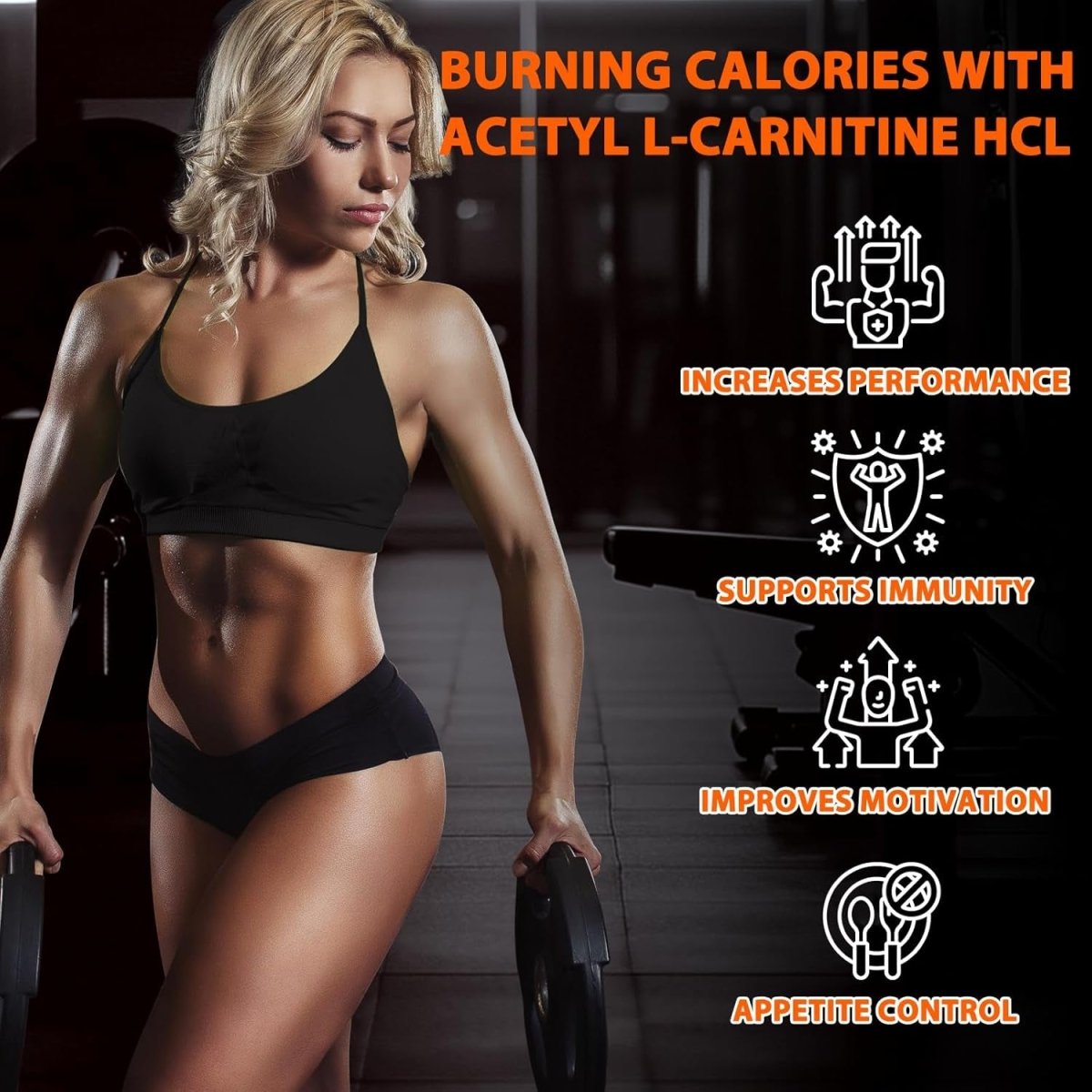 Fat Burner for Men Women - Appetite Suppressant for Weight Loss Supplement, Metabolism, Belly Fat Burning with Acetyl L - Carnitine, Green Tea Extract and More, 60 Count - Suppviv