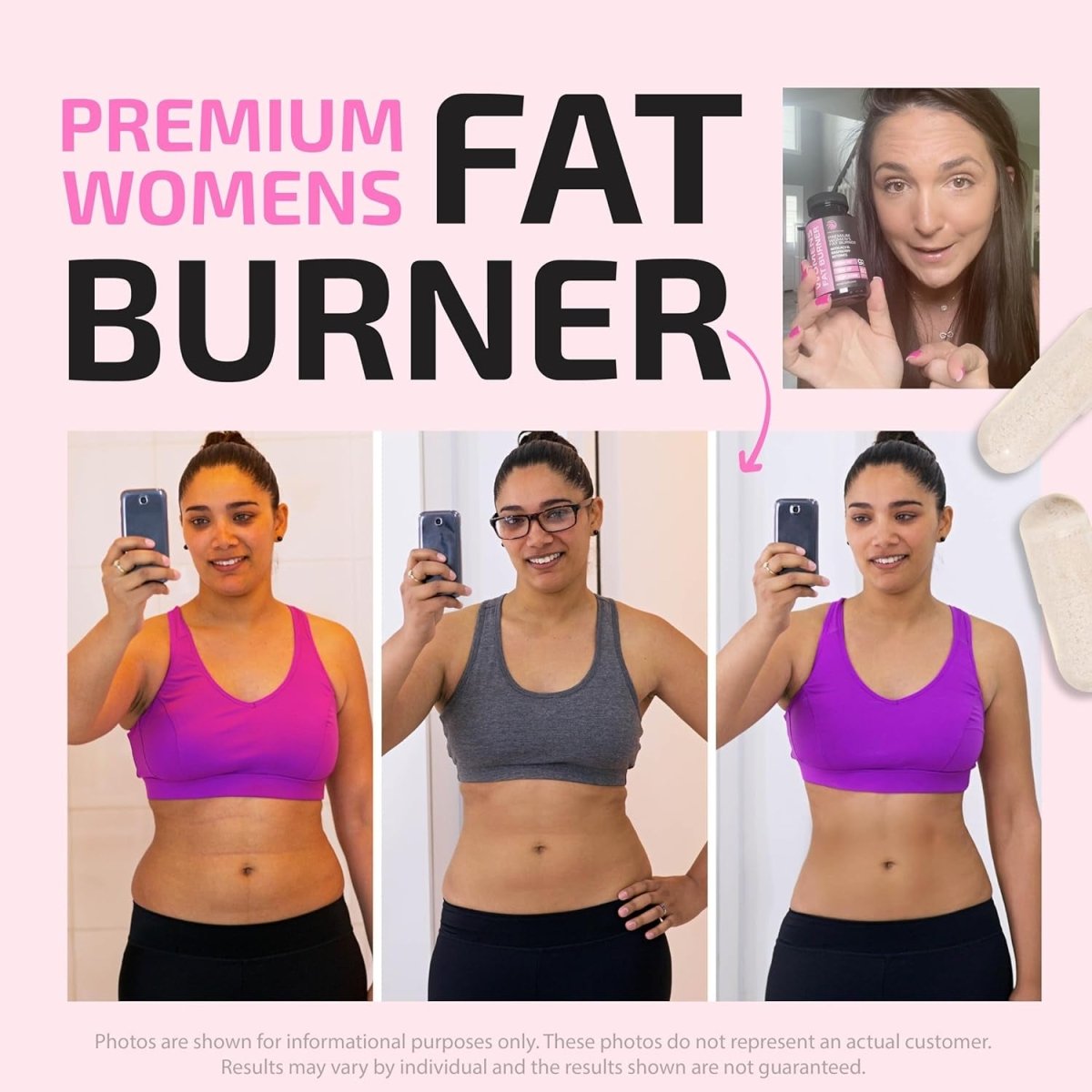 Fat Burners for Women | Weight Loss Pills for Women Belly Fat | Raspberry Ketones 120 Count - Suppviv