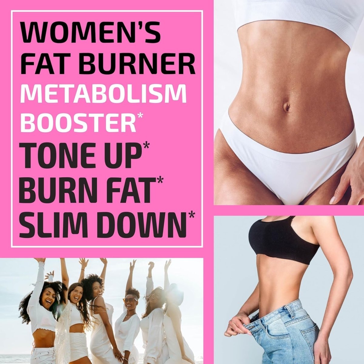 Fat Burners for Women | Weight Loss Pills for Women Belly Fat | Raspberry Ketones 120 Count - Suppviv