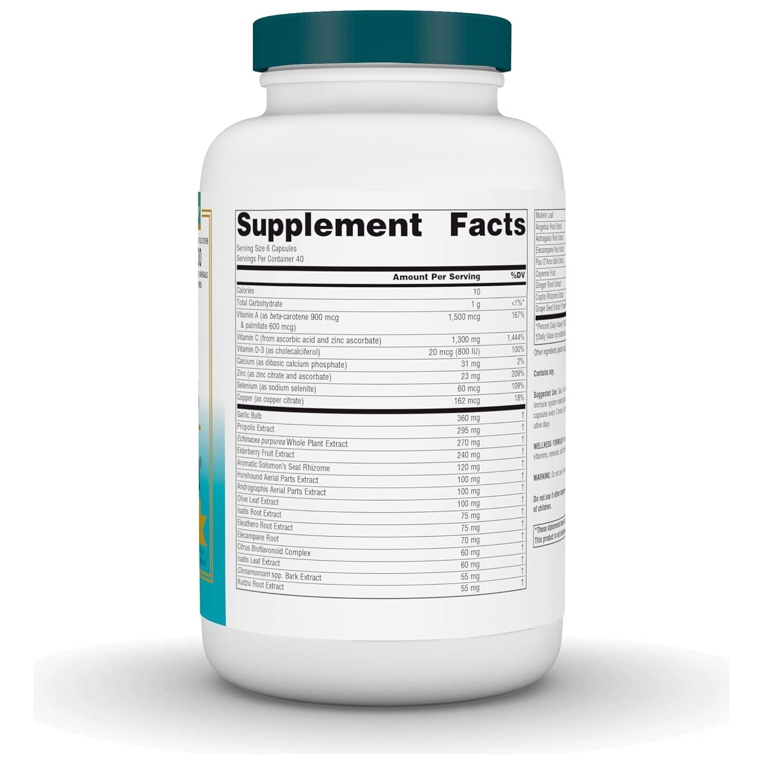 Source Naturals Wellness Formula Bio-Aligned Vitamins & Herbal Defense Advanced Immune Support* 240 Capsules