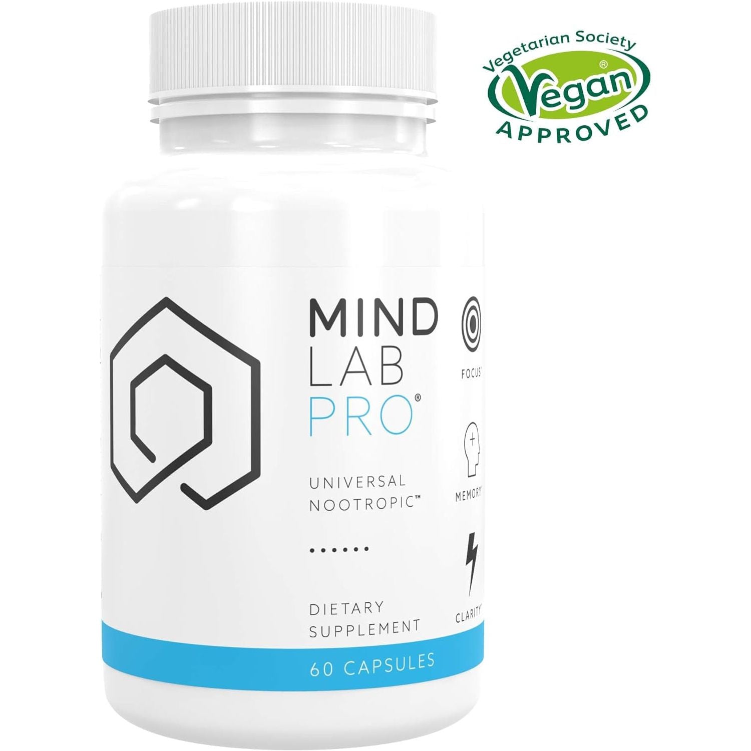 Mind Lab Pro® Universal Nootropic™ Brain Booster Supplement for Focus, Memory, Clarity, Energy - 60 Capsules