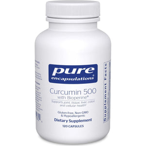 Pure Encapsulations Curcumin 500 with Bioperine to Support Joints, Tissue, Liver, Colon & Cellular Health* -120 Capsules