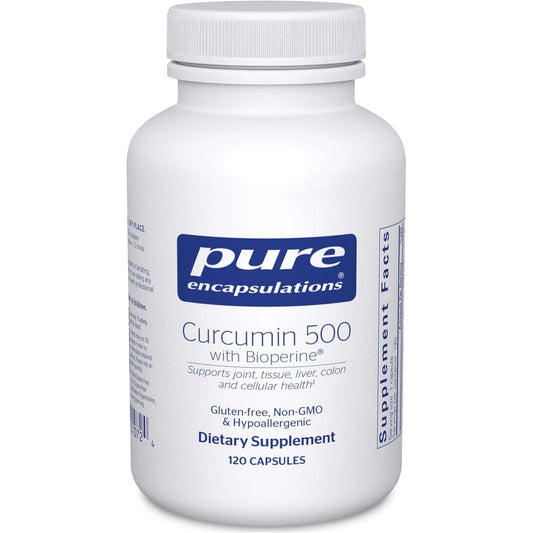 Pure Encapsulations Curcumin 500 with Bioperine to Support Joints, Tissue, Liver, Colon & Cellular Health* -120 Capsules