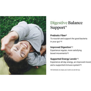 ACTIVATEDYOU Gut Balance Prebiotic Fiber Blend- Helps Regulate & Support Digestive Health & Promote Sustained Energy - (120 Capsules)