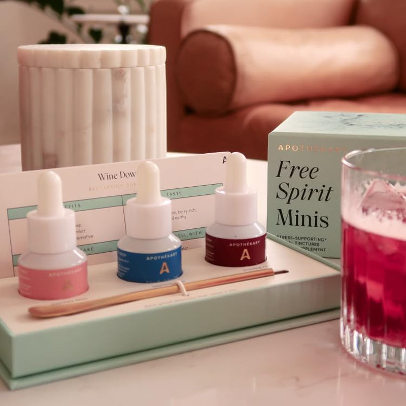 Apothékary Free Spirit Minis Set 3 Bottles,15 Servings per Bottle