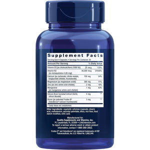 Life Extension Bone Restore Elite Calcium Supplement for Bone Health, Gluten-Free, Non-Gmo, 120 Capsules