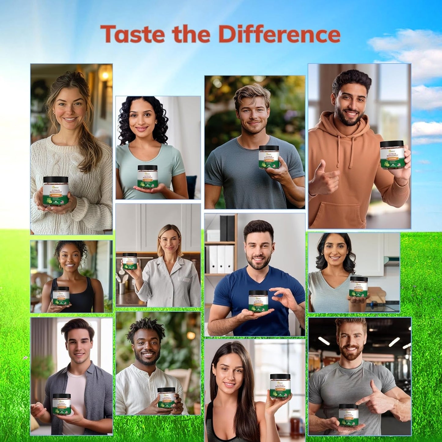 Asquared Nutrition Citrus Bergamot Gummies 500Mg 