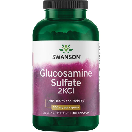 Swanson Glucosamine Sulfate 2Kcl 500 Milligrams 400 Capsules