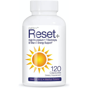 Reset+ 7 Energy Electrolytes, Methyl B12, Methyl Folate, Pink Salt, Magnesium, Super B Complex & More