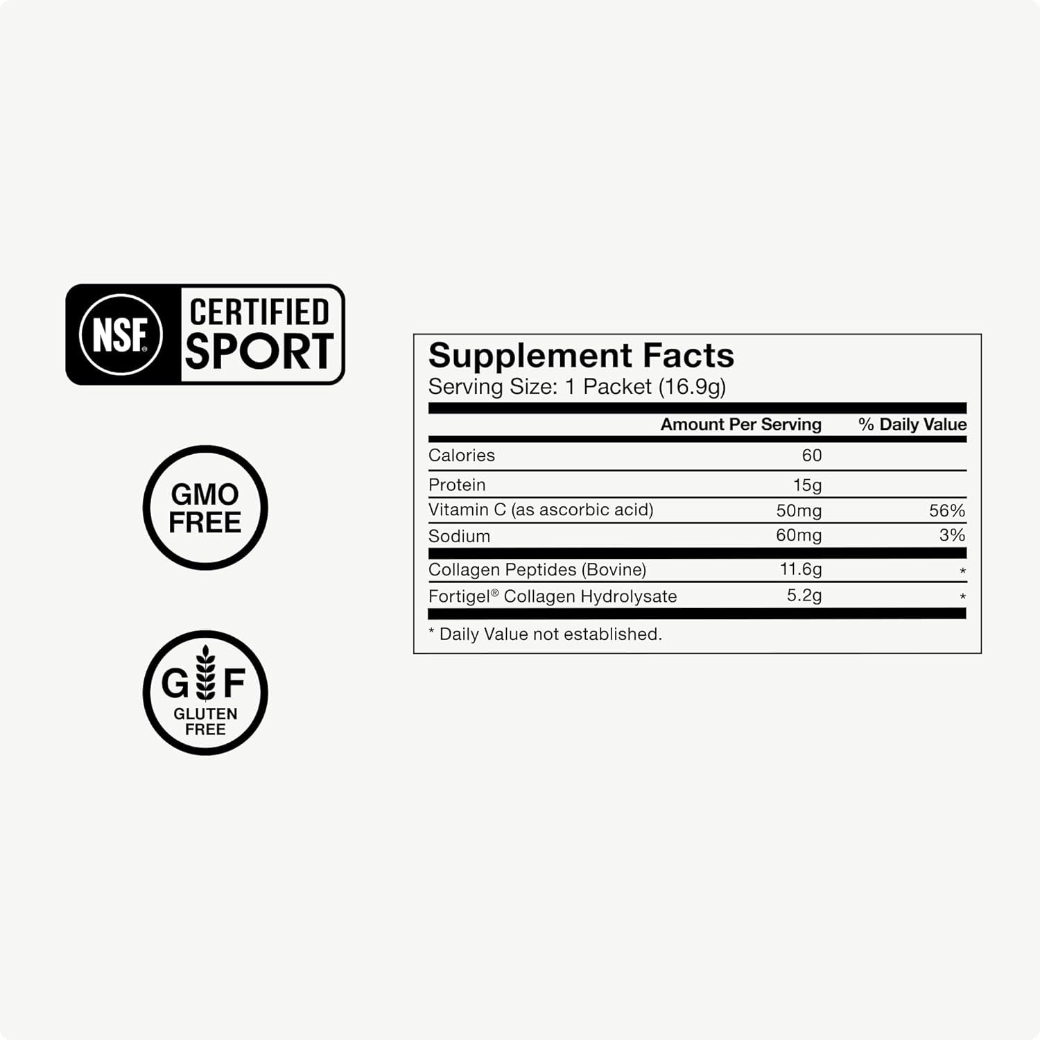 Momentous Grass Fed Collagen Peptides Powder for Hair, Skin, Nails & Joint Health Support