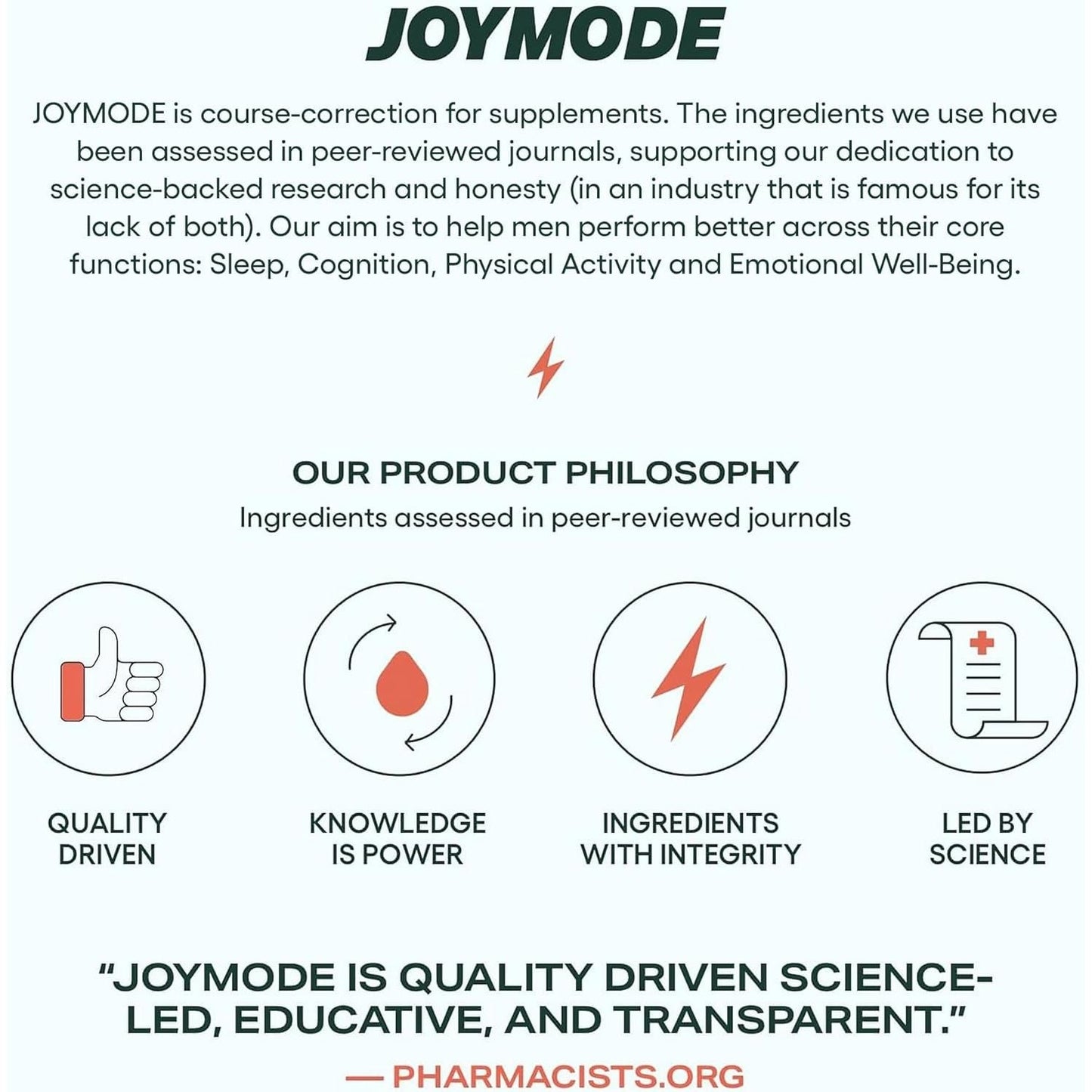JOYMODE Testosterone Support Complex (90Ct) - Natural Supplement