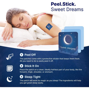 Original Sleep Patches for Adults Extra Strength | Easy-To-Apply Sleep Patch with Melatonin & Valerian 28 Patches