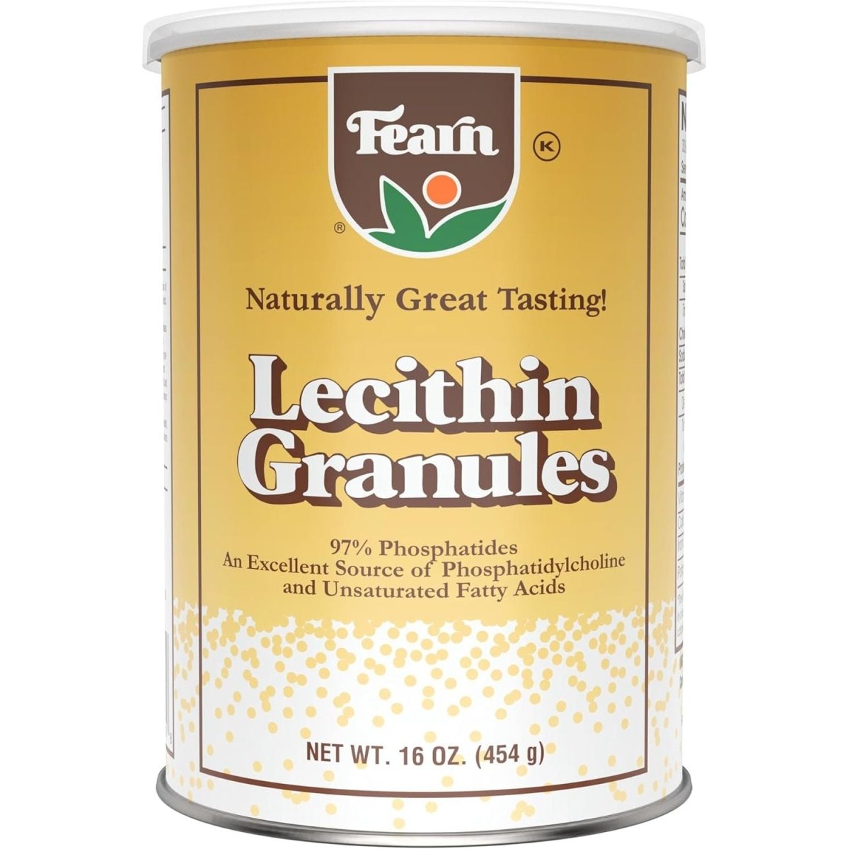 Fearn Natural Foods Soy Lecithin Granules – Fat Emulsifier with Essential Nutrients 16 Oz - Suppviv