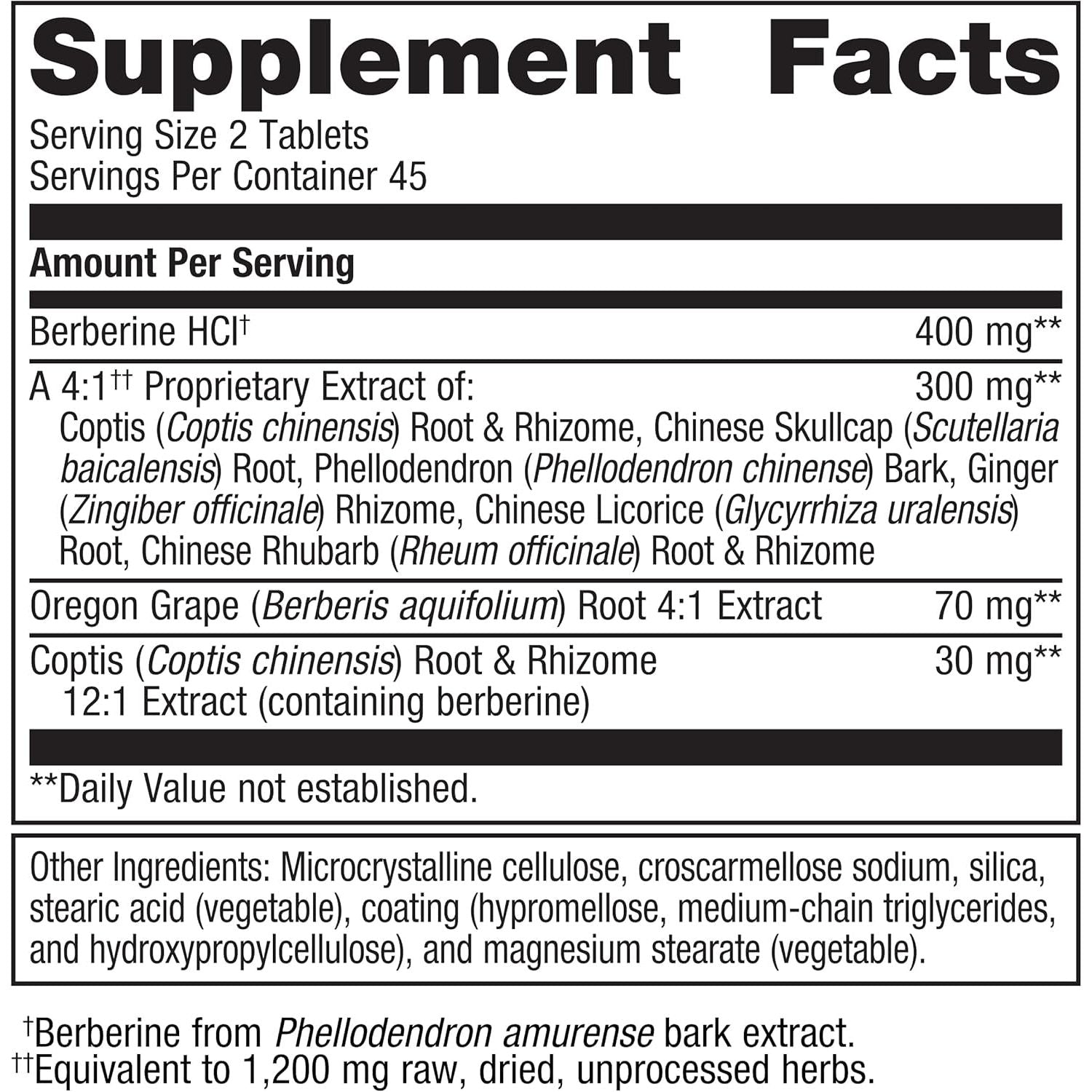 Metagenics Candibactin-Br - Concentrated Berberine for Intestinal Support* -Gut Health Supplements*  - 90 Tablets