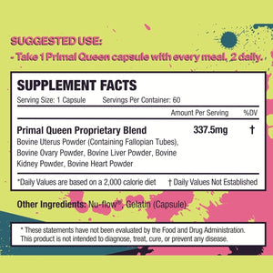 Female - Optimized Beef Organ Superfood Supplement - Balance Hormones, Energy, & More for Women - Suppviv