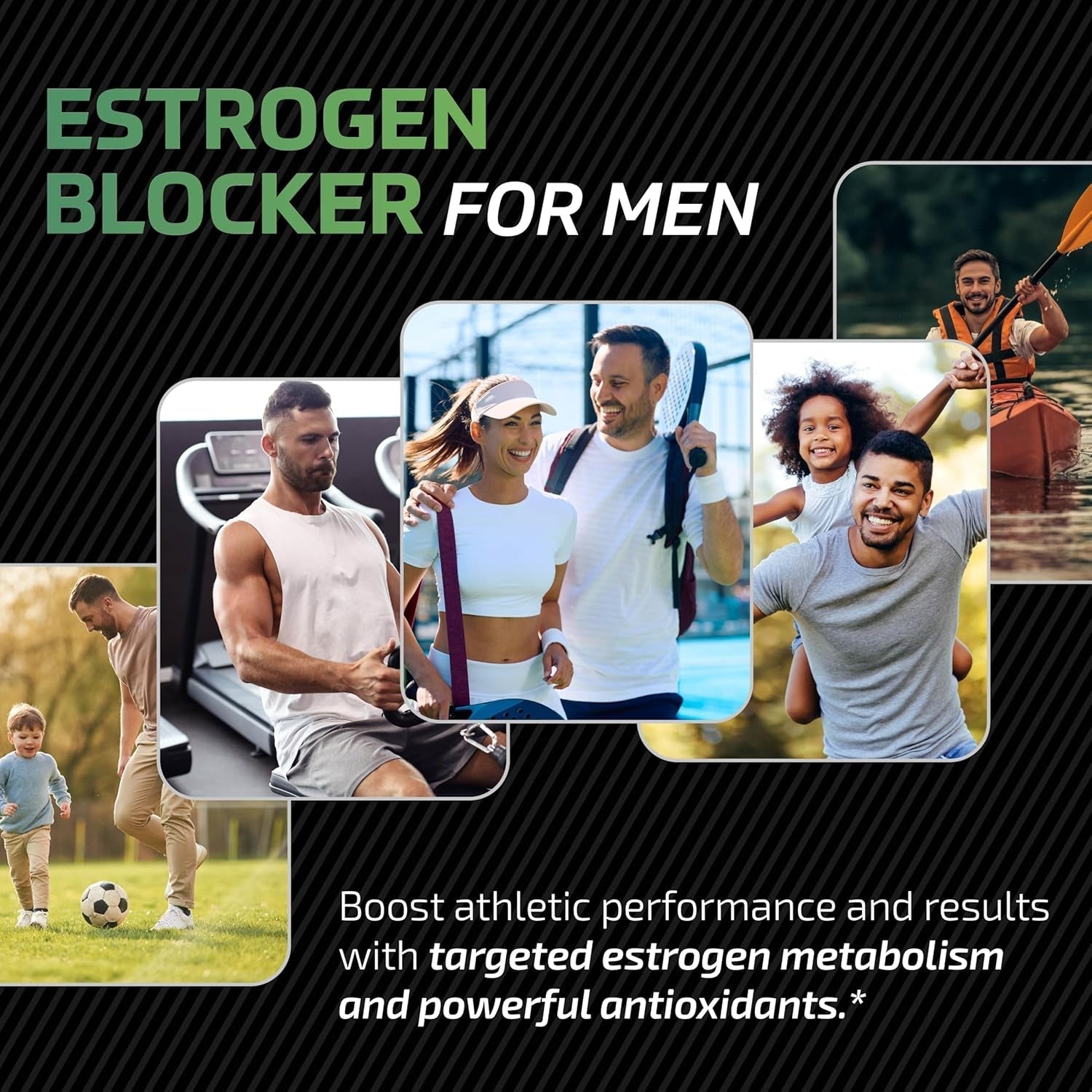 DIM 300Mg for Men, Estrogen Blocker & Aromatase Inhibitor with Diindolylmethane plus CDG & Sulforaphane 60 Count