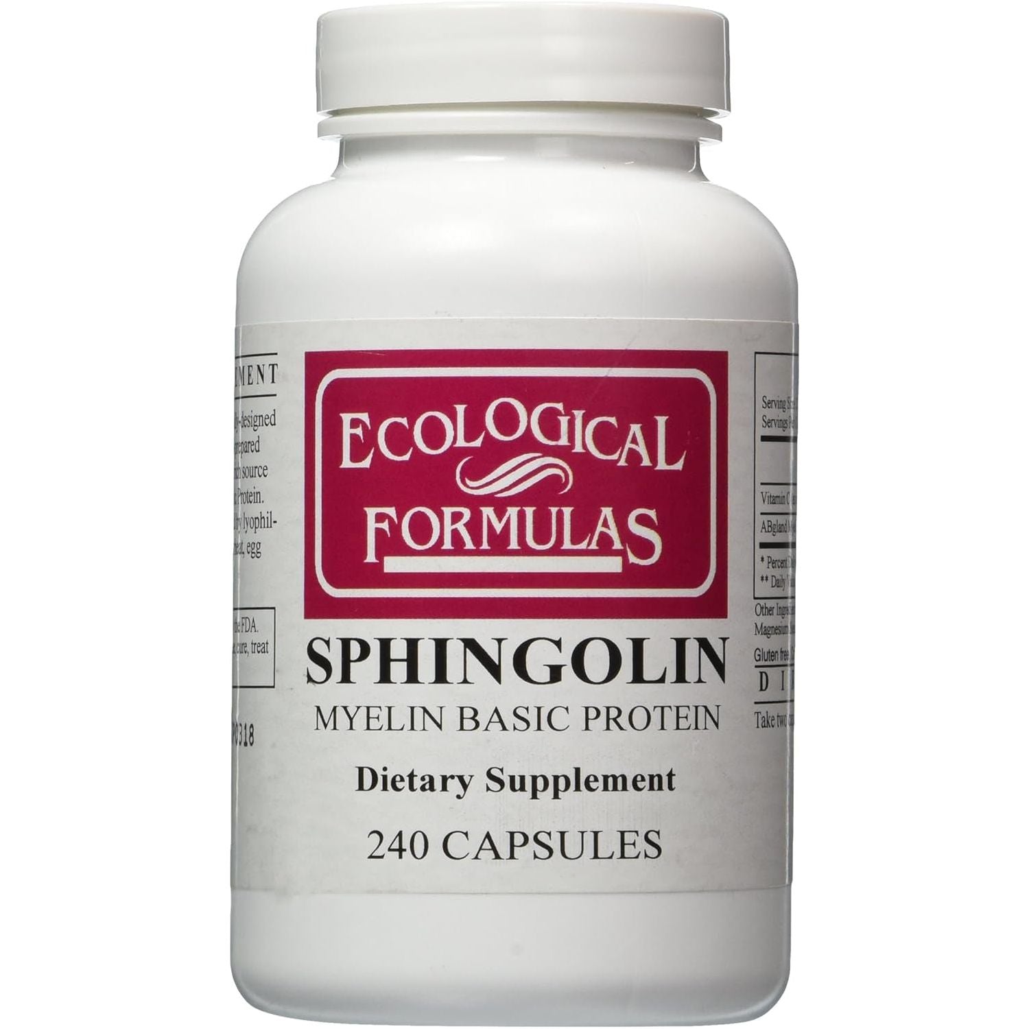 Ecological Formulas - Sphingolin 200 Mg 240 Caps [Health and Beauty]