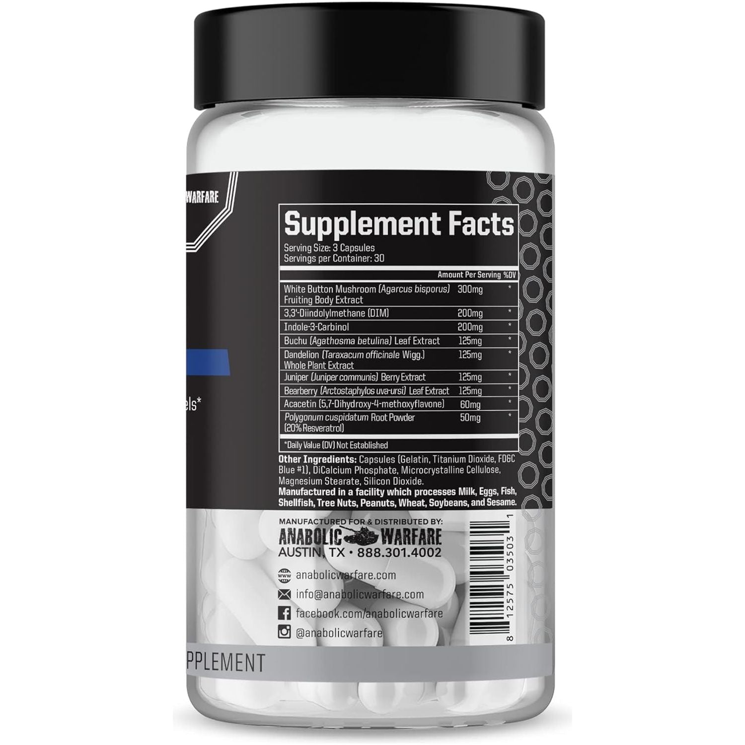 Anabolic Warfare Project Shred, Manage Normal Healthy Cortisol Levels & Water Retention