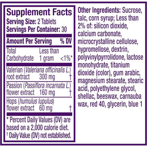 Zzzquil PURE Zzzs Restorative Herbal Sleep Tablets 60 Count