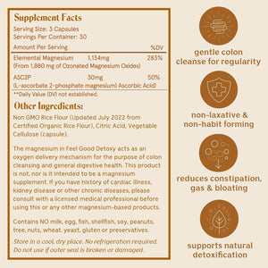 Solluna by Kimberly Snyder Feel Good Detoxy — Oxygenated Magnesium Oxide Colon Cleanse (90 COUNT)