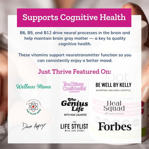 Just Thrive - Just Calm - Cortisol Manager - Calming, Memory, and Mood Support 30 Capsules