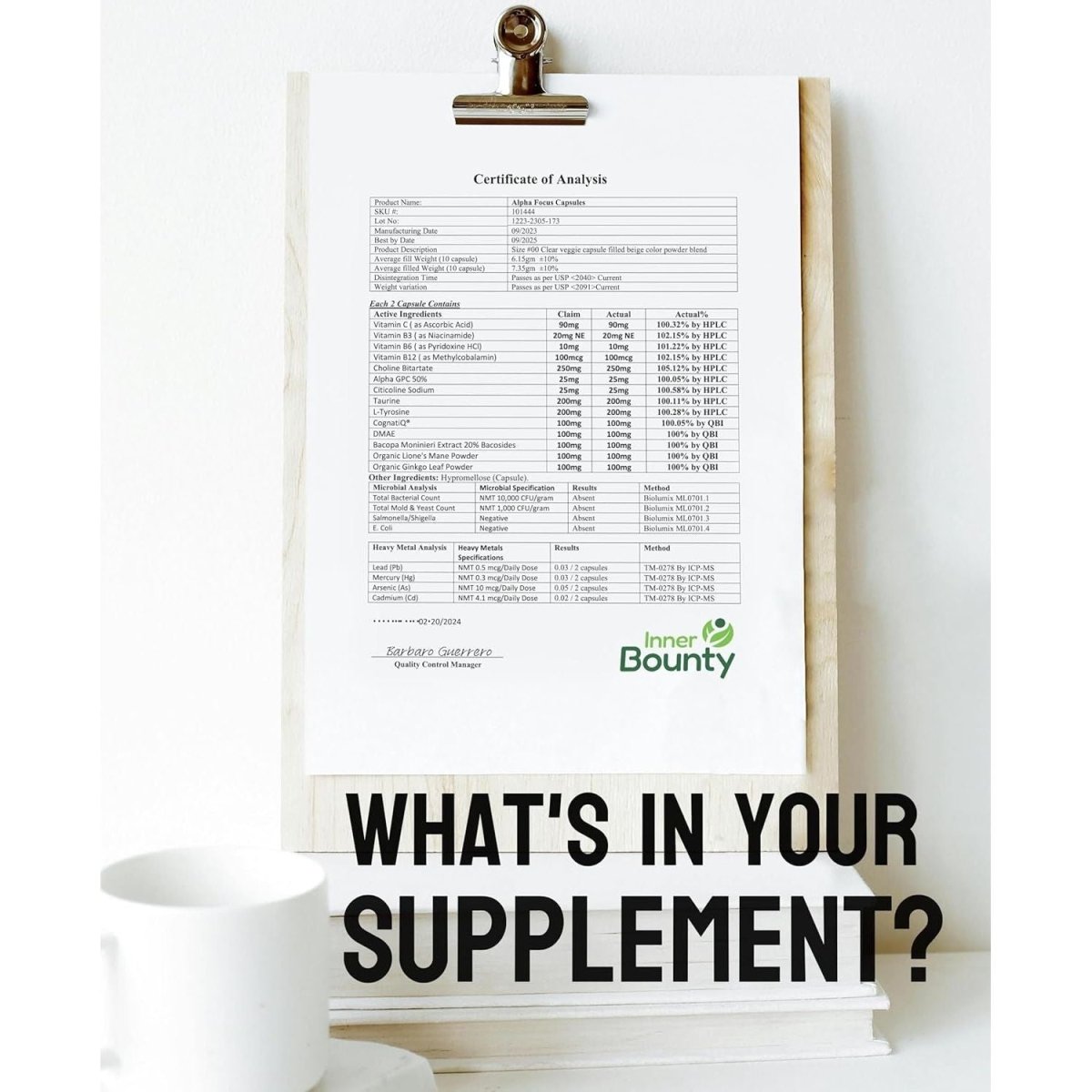 Focus 14 - In - 1 Nootropic Brain Supplement for Energy, Cognitive, Memory Support, 60 Capsules - Suppviv