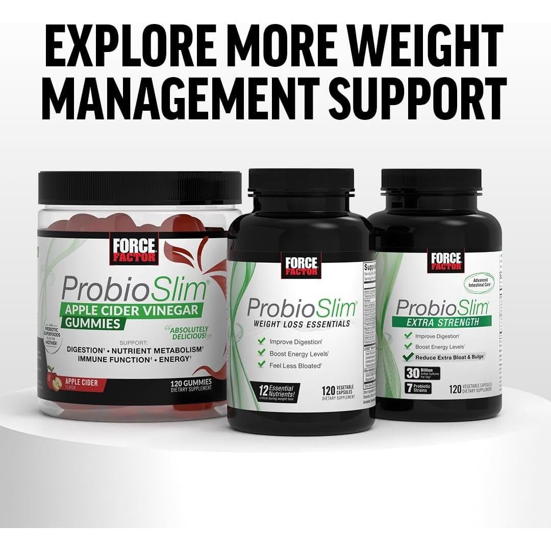 FORCE FACTOR Glucoslim Weight Loss Pills & Fat Burner - 90 Capsules - Suppviv