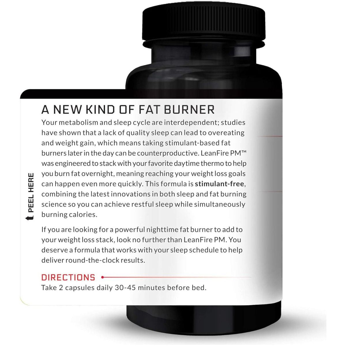 Force Factor Leanfire PM Weight Loss Pills Fat Burner & Overnight Weight Loss Pills - 60 Capsules - Suppviv