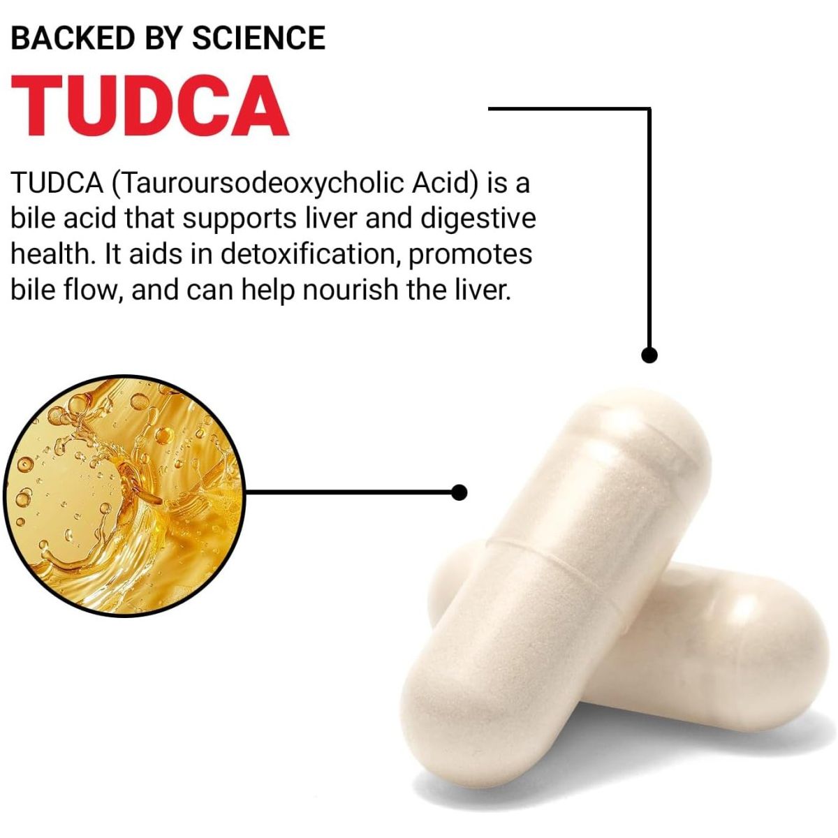 FORCE FACTOR TUDCA Liver Support Supplement 60 Capsules - Suppviv